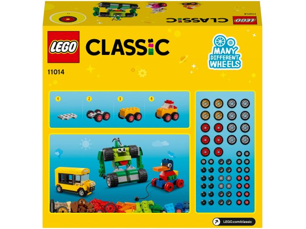 LEGO Classic Кубики и колеса 11014 LEGO Classic Кубики и колеса 11014