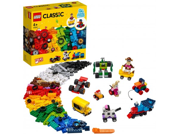 LEGO Classic Кубики и колеса 11014 LEGO Classic Кубики и колеса 11014