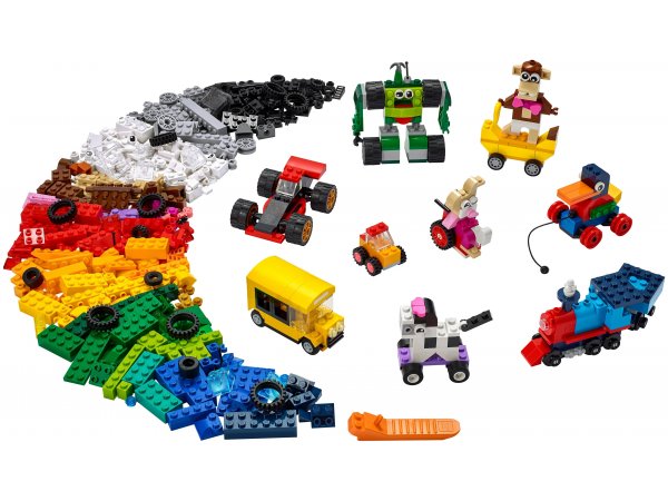 LEGO Classic Кубики и колеса 11014 LEGO Classic Кубики и колеса 11014