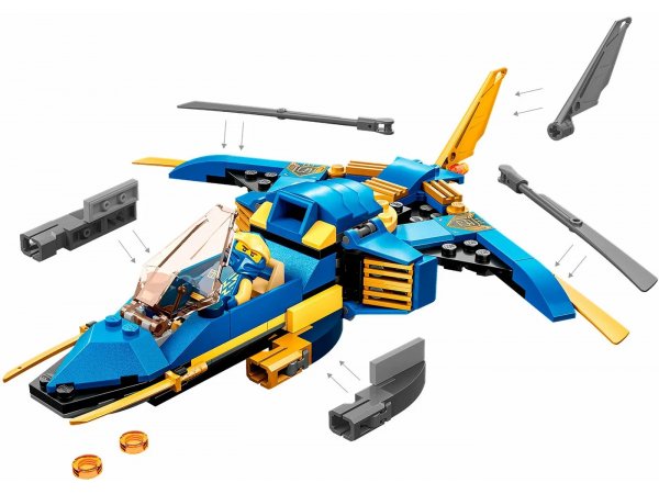 LEGO Ninjago Самолет-молния ЭВО Джея 71784