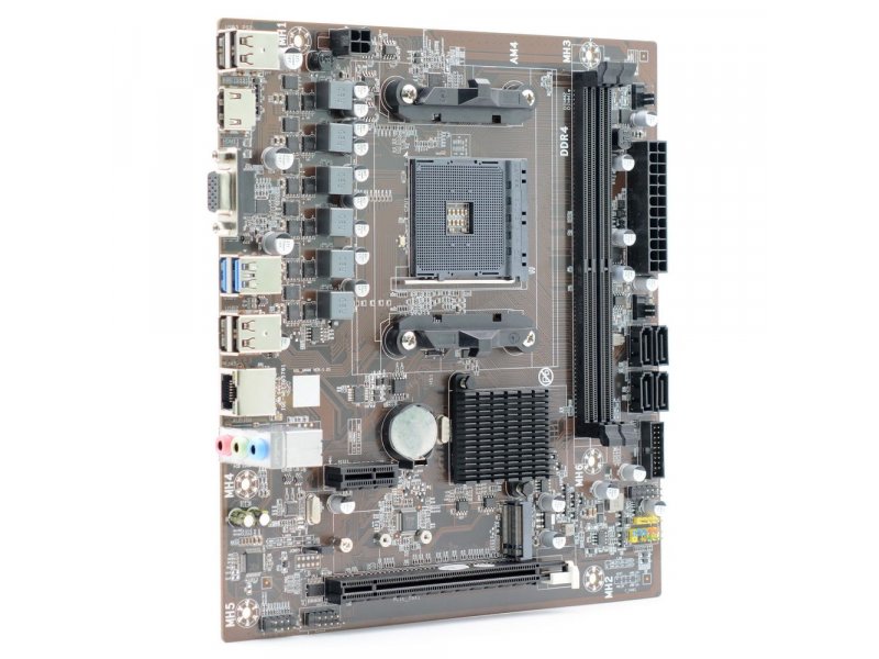 Материнская плата Afox B450D4-MA-V4, Socket AM4, AMD B450, mATX, RTL Материнская плата Afox B450D4-MA-V4, Socket AM4, AMD B450, mATX, RTL