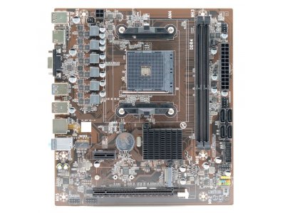 Материнская плата Afox B450D4-MA-V4, Socket AM4, AMD B450, mATX, RTL