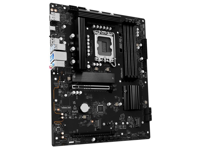 Материнская плата ASRock B860 PRO-A, Socket LGA 1851, Intel B860, ATX, RTL