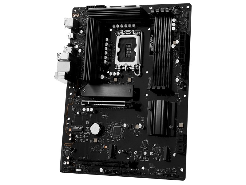 Материнская плата ASRock B860 PRO-A, Socket LGA 1851, Intel B860, ATX, RTL