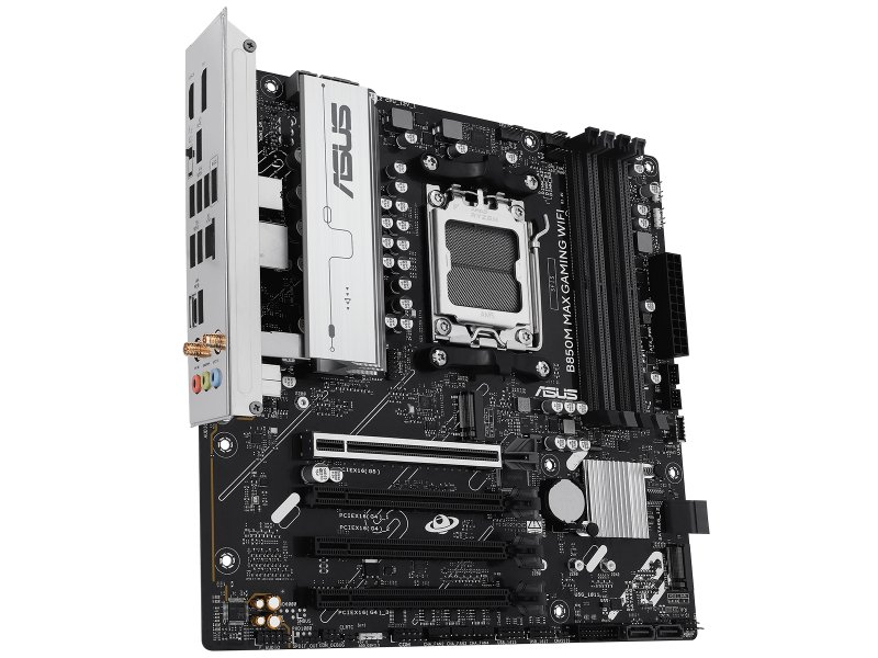 Материнская плата Asus B850m Max Gaming Wifi, Socket AM5, AMD B850, mATX, RTL [90MB1LL0-M0EAY0]