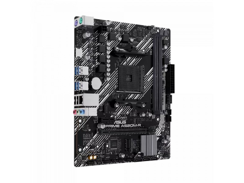 Материнская плата Asus Prime A520m-r, Socket AM4, AMD A520, mATX, RTL [90MB1H60-M0EAY0]