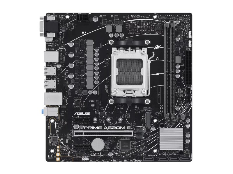 Материнская плата Asus Prime A620M-E-CSM, Socket AM5, AMD A620, mATX, RTL [90MB1F50-M0EAYC]