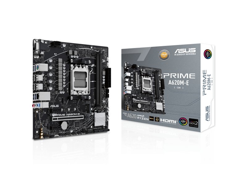 Материнская плата Asus Prime A620M-E-CSM, Socket AM5, AMD A620, mATX, RTL [90MB1F50-M0EAYC]