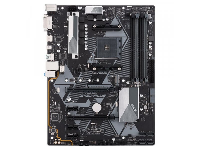 Материнская плата Asus Prime B450-plus, Socket AM4, AMD B450, ATX, RTL [90MB0YN0-M0EAY0]