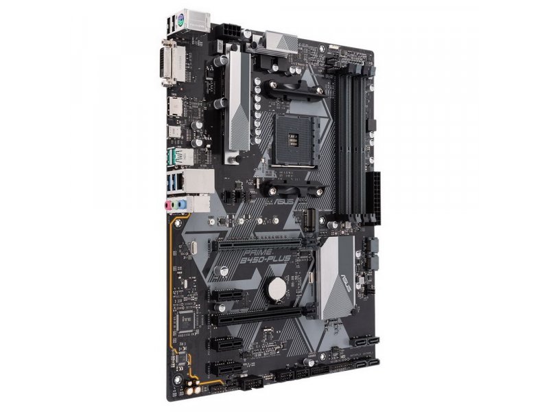 Материнская плата Asus Prime B450-plus, Socket AM4, AMD B450, ATX, RTL [90MB0YN0-M0EAY0]