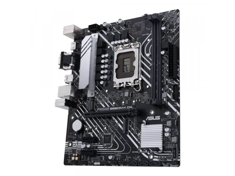 Материнская плата Asus Prime B660M-K D4, Socket LGA 1700, Intel B660, mATX, RTL [90MB1950-M1EAY0]