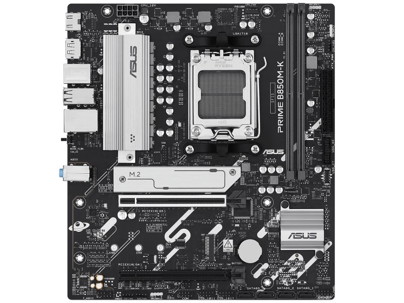 Материнская плата Asus Prime B850M-K, Socket AM5, AMD B850, mATX, RTL [90MB1LV0-M0EAY0]