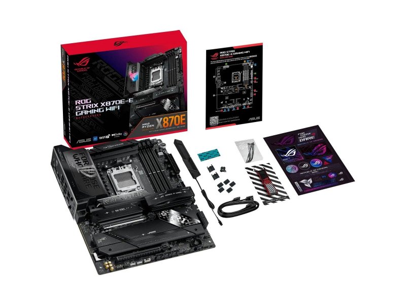 Материнская плата Asus ROG Strix X870e-e Gaming Wifi, Socket AM5, AMD X870E, ATX, RTL [90MB1IB0-M0EAY0]