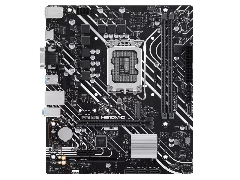 Материнская плата Asus Socket LGA 1700, Intel H610, mATX, RTL [90MB1G80-M0EAY0]