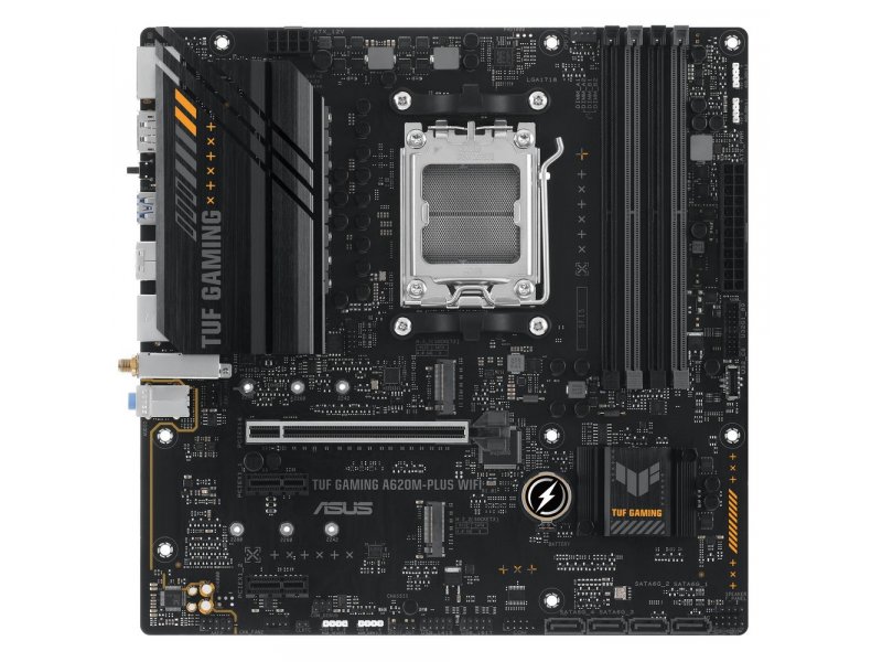 Материнская плата Asus Tuf Gaming A620m-plus Wifi, Socket AM5, AMD A620, mATX, RTL [90MB1F00-M0EAY0]