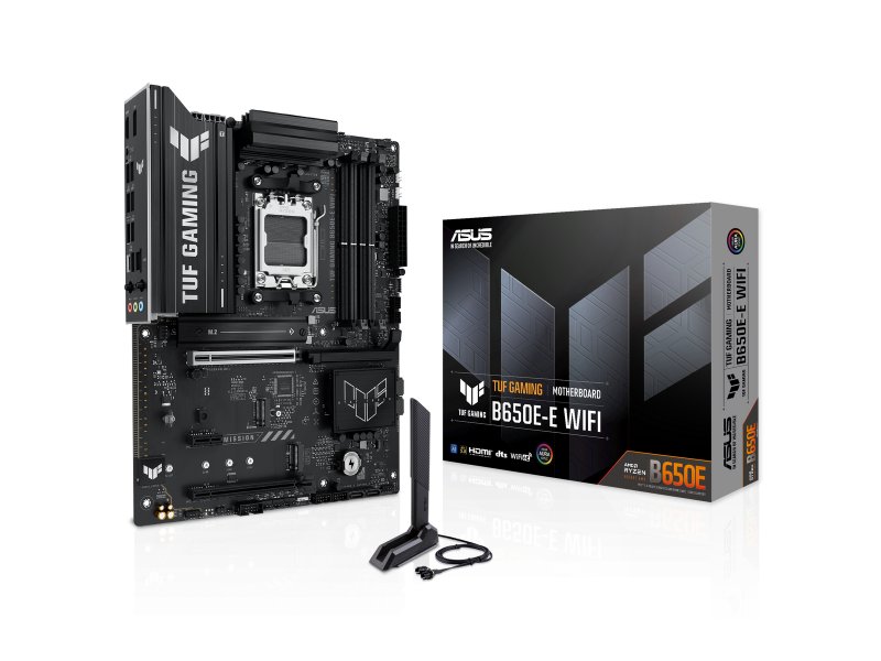 Материнская плата Asus Tuf Gaming B650e-e Wifi, Socket AM5, AMD B650, ATX, RTL [90MB1LT0-M0EAY0]