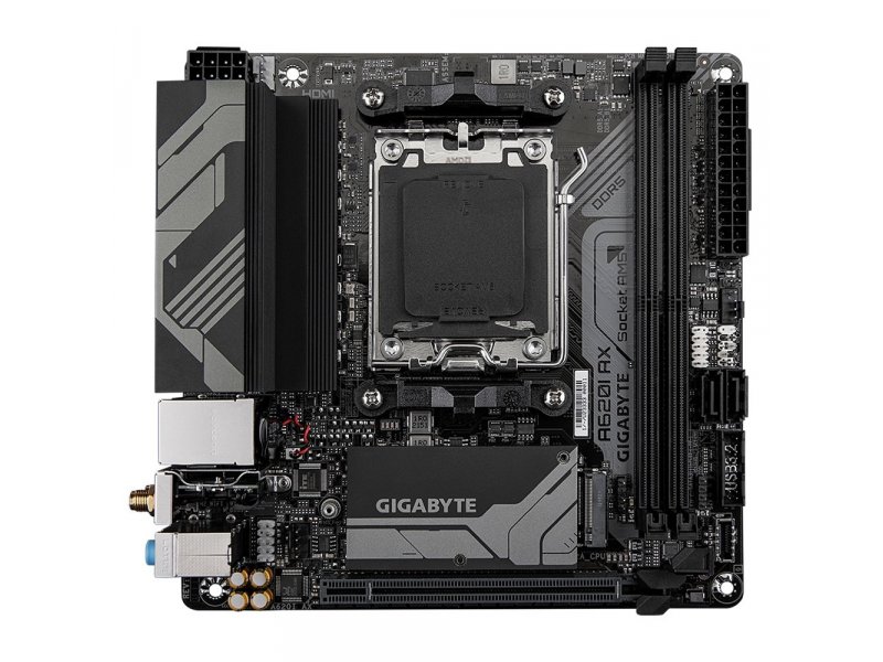 Материнская плата Gigabyte A620I AX, Socket AM5, AMD A620, mATX, RTL