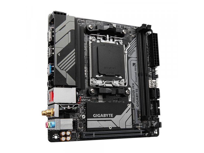 Материнская плата Gigabyte A620I AX, Socket AM5, AMD A620, mATX, RTL Материнская плата Gigabyte A620I AX, Socket AM5, AMD A620, mATX, RTL