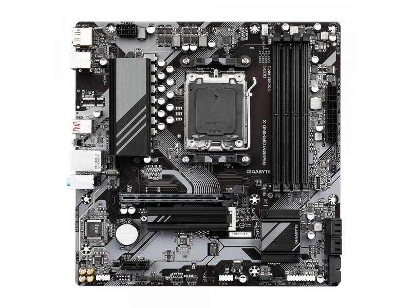 Материнская плата Gigabyte A620M Gaming X, Socket AM5, AMD A620, mATX, RTL