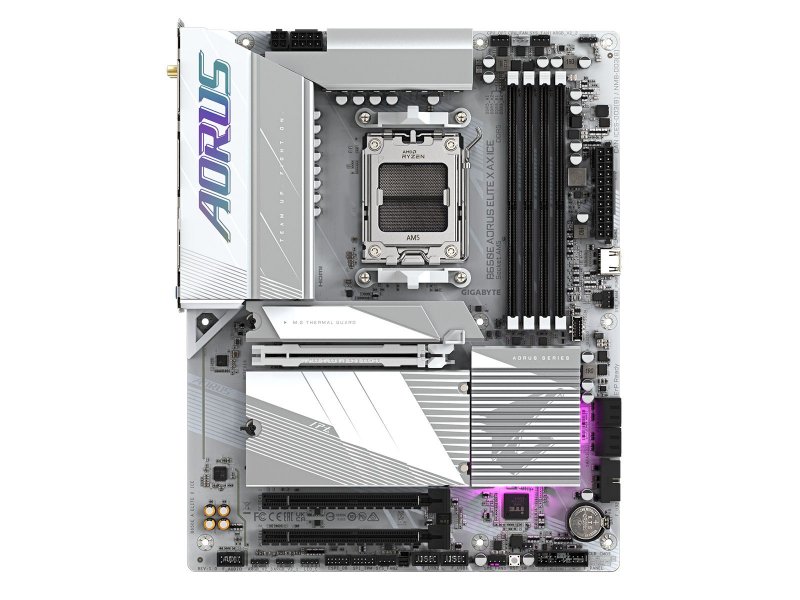 Материнская плата Gigabyte B650e Aorus Elite X Ax Ice, Socket AM5, AMD B650, ATX, RTL
