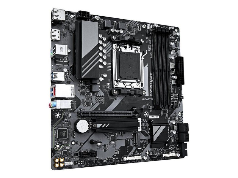 Материнская плата Gigabyte B650M D3HP AX, Socket AM5, AMD B650, mATX, RTL