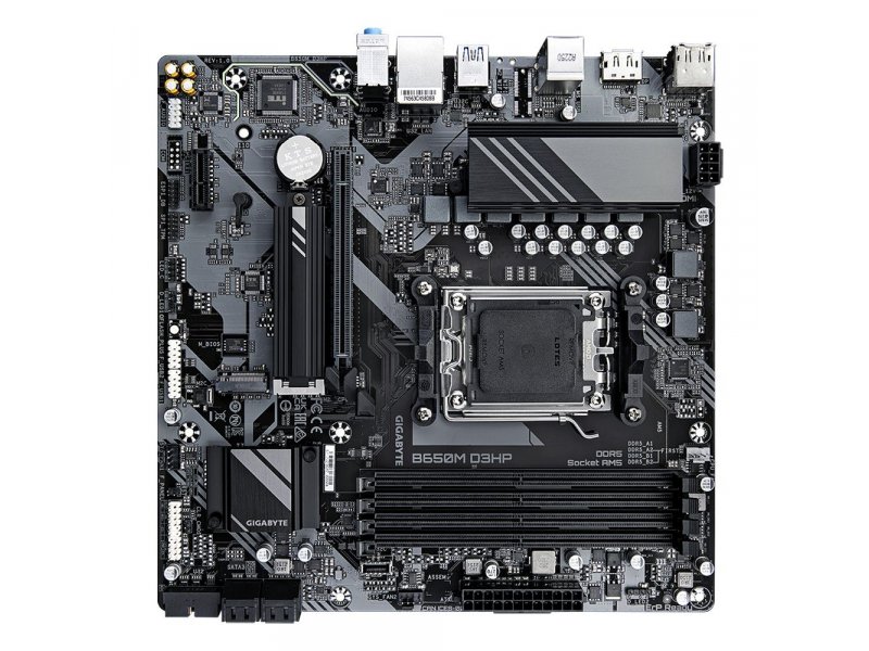 Материнская плата Gigabyte B650M D3HP, Socket AM5, AMD B650, mATX, RTL Материнская плата Gigabyte B650M D3HP, Socket AM5, AMD B650, mATX, RTL
