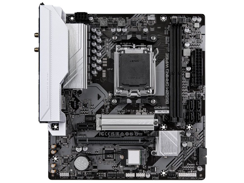 Материнская плата Gigabyte B650M Gaming WIFI6E, Socket AM5, AMD B650, mATX, RTL
