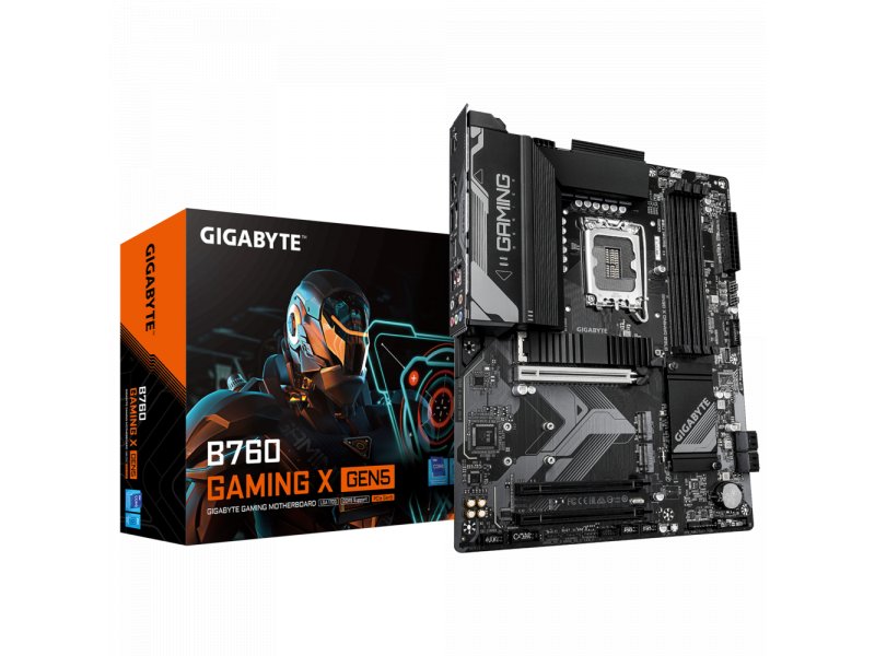 Материнская плата Gigabyte B760 Gaming X Gen5, Socket LGA 1700, Intel B760, ATX, RTL