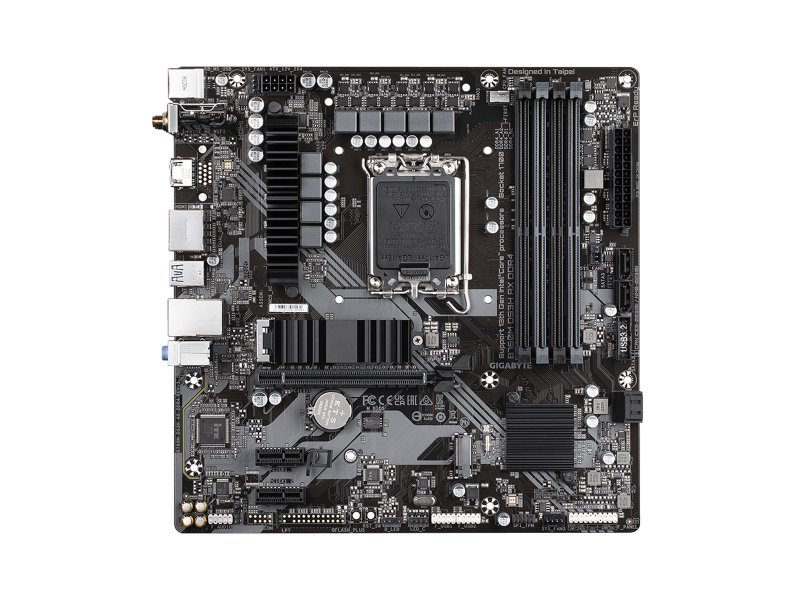 Материнская плата Gigabyte B760m Ds3h Ax, Socket LGA 1700, Intel B760, mATX, RTL