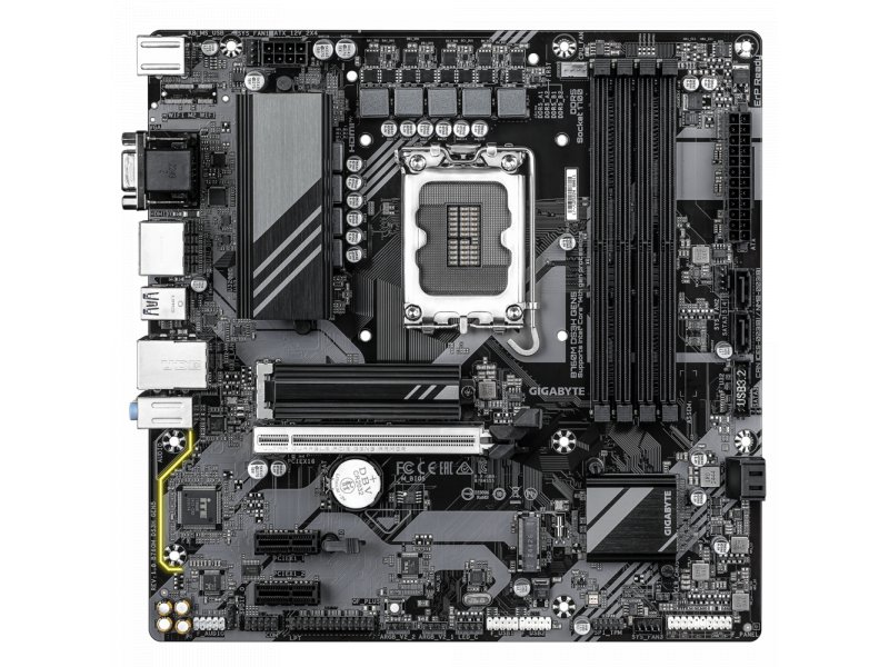 Материнская плата Gigabyte B760M DS3H GEN5, Socket LGA 1700, Intel B760, mATX, RTL