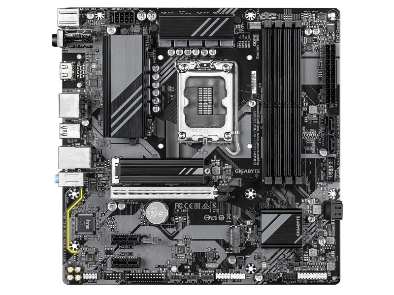 Материнская плата Gigabyte B760m Ds3h Wf6e Gen5, Socket LGA 1700, Intel B760, mATX, RTL