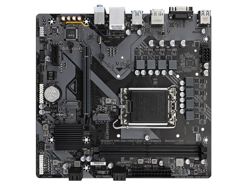 Материнская плата Gigabyte B760M E, Socket LGA 1700, Intel B760, mATX, RTL Материнская плата Gigabyte B760M E, Socket LGA 1700, Intel B760, mATX, RTL
