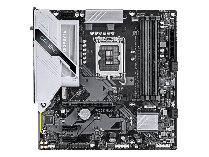 Материнская плата Gigabyte B760m Gaming Plus Wifi Ddr4, Socket LGA 1700, Intel B760, mATX, RTL