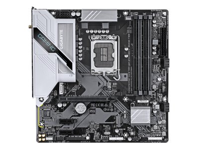 Материнская плата Gigabyte B760m Gaming Plus Wifi Ddr4, Socket LGA 1700, Intel B760, mATX, RTL Материнская плата Gigabyte B760m Gaming Plus Wifi Ddr4, Socket LGA 1700, Intel B760, mATX, RTL