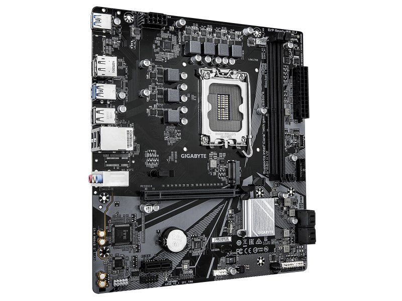 Материнская плата Gigabyte B760M H V2, Socket LGA 1700, Intel B760, mATX, RTL Материнская плата Gigabyte B760M H V2, Socket LGA 1700, Intel B760, mATX, RTL