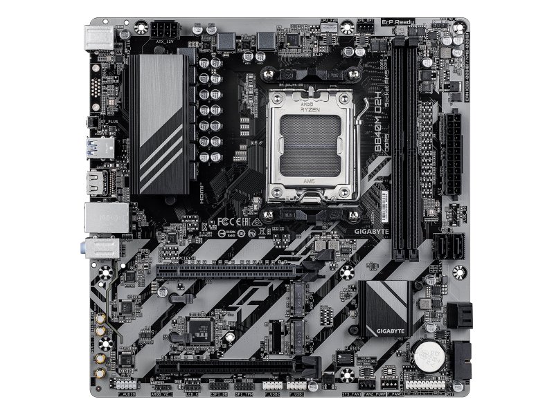 Материнская плата Gigabyte B840M D2H, Socket AM5, AMD B840, mATX, RTL