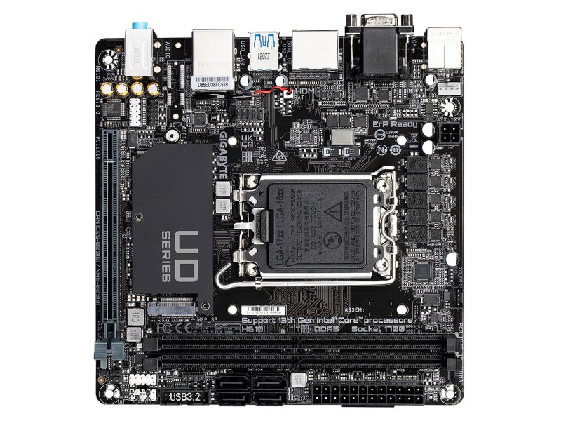 Материнская плата Gigabyte B840M DS3H, Socket AM5, AMD B840, mATX, RTL