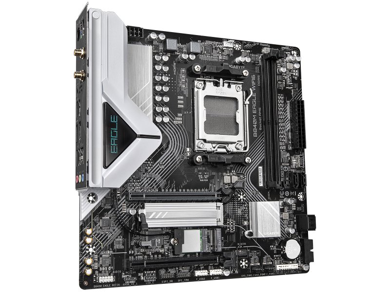 Материнская плата Gigabyte B840M Eagle Wifi6, Socket AM5, AMD B840, mATX, RTL Материнская плата Gigabyte B840M Eagle Wifi6, Socket AM5, AMD B840, mATX, RTL