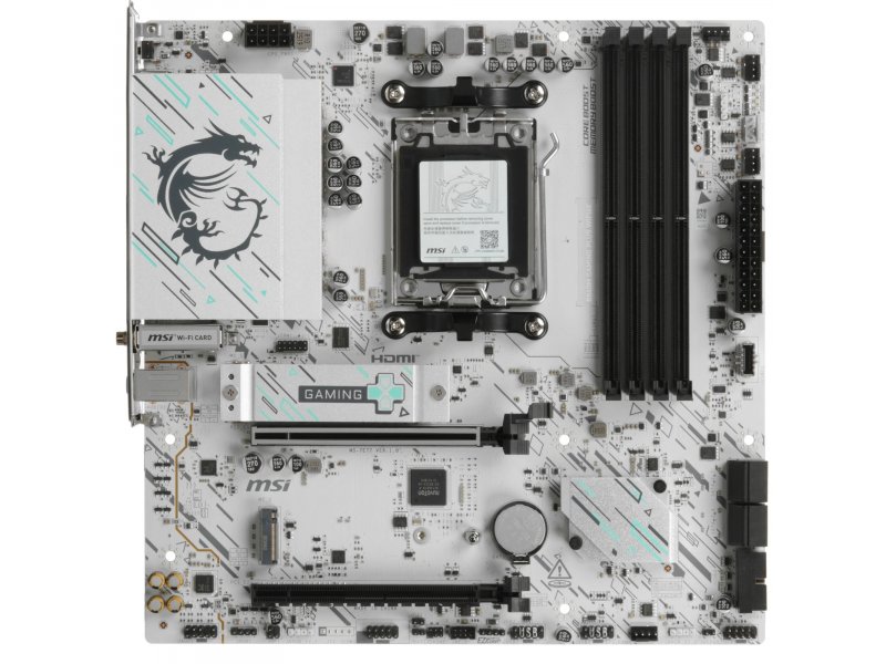 Материнская плата MSI B840M Gaming Plus Wifi6e, Socket AM5, AMD B840, mATX, RTL