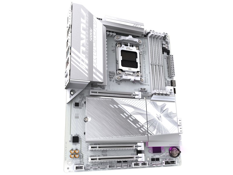 Материнская плата Gigabyte B850 Aorus Elite Wifi7 Ice, Socket AM5, AMD B850, ATX, RTL Материнская плата Gigabyte B850 Aorus Elite Wifi7 Ice, Socket AM5, AMD B850, ATX, RTL