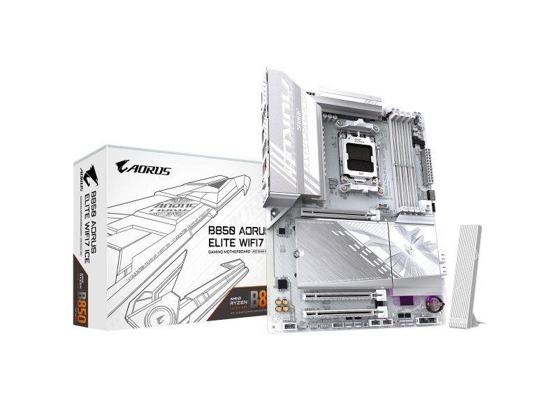 Материнская плата Gigabyte B850 Aorus Elite Wifi7, Socket AM5, AMD B850, ATX, RTL Материнская плата Gigabyte B850 Aorus Elite Wifi7, Socket AM5, AMD B850, ATX, RTL
