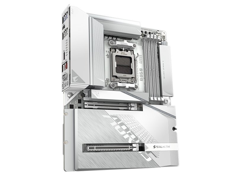 Материнская плата Gigabyte B850 Aorus Stealth Ice, Socket AM5, AMD B850, ATX, RTL Материнская плата Gigabyte B850 Aorus Stealth Ice, Socket AM5, AMD B850, ATX, RTL