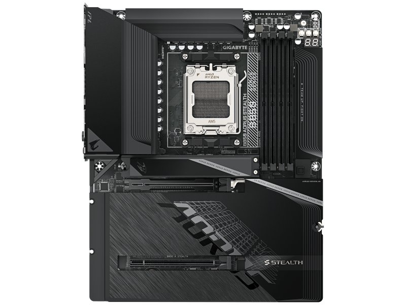 Материнская плата Gigabyte B850 Aorus Stealth, Socket AM5, AMD B850, ATX, RTL
