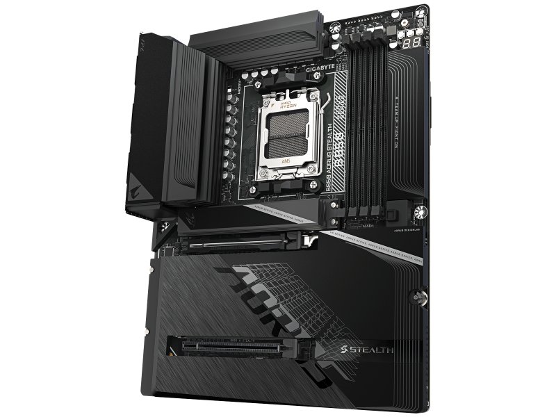 Материнская плата Gigabyte B850 Aorus Stealth, Socket AM5, AMD B850, ATX, RTL Материнская плата Gigabyte B850 Aorus Stealth, Socket AM5, AMD B850, ATX, RTL