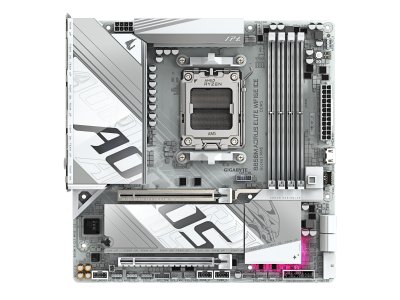 Материнская плата Gigabyte B850m Aorus Elite Wifi6e Ice, Socket AM5, AMD B850, mATX, RTL