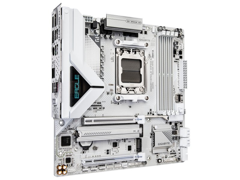 Материнская плата Gigabyte B850m Eagle Wifi6e Ice, Socket AM5, AMD B850, mATX, RTL Материнская плата Gigabyte B850m Eagle Wifi6e Ice, Socket AM5, AMD B850, mATX, RTL