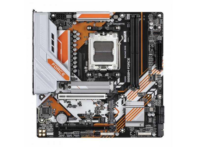 Материнская плата Gigabyte B850m Force, Socket AM5, AMD B850, mATX, RTL