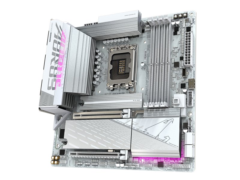 Материнская плата Gigabyte B860m Aorus Elite Wifi6e Ice, Socket LGA 1851, Intel B860, mATX, RTL Материнская плата Gigabyte B860m Aorus Elite Wifi6e Ice, Socket LGA 1851, Intel B860, mATX, RTL