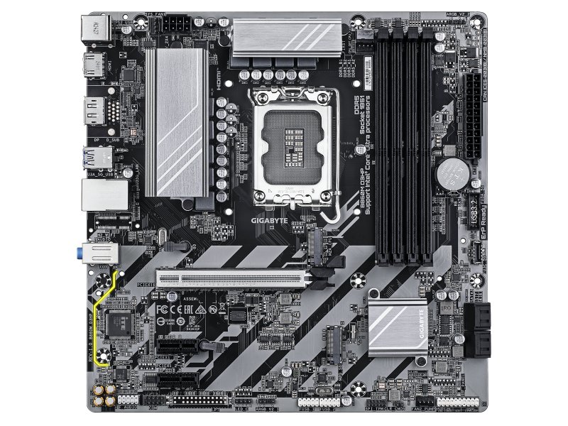 Материнская плата Gigabyte B860M D3HP, Socket LGA 1851, Intel B860, mATX, RTL