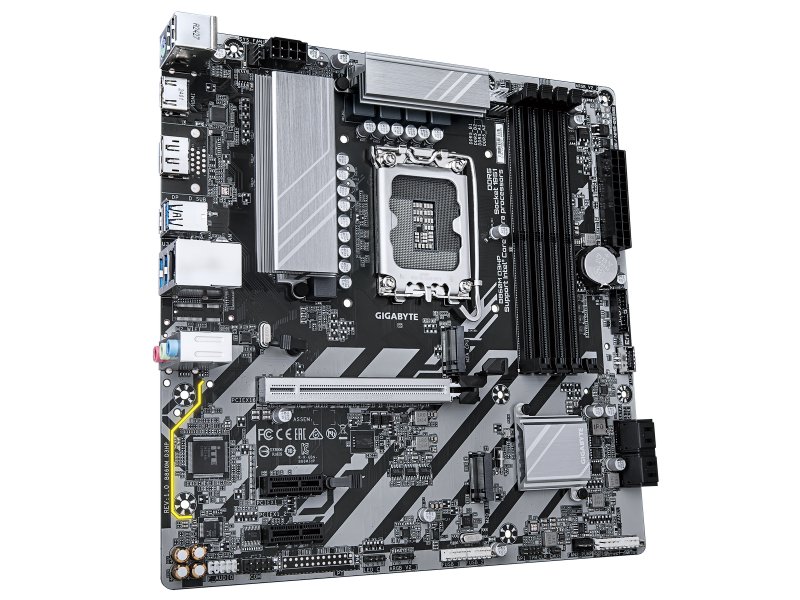 Материнская плата Gigabyte B860M D3HP, Socket LGA 1851, Intel B860, mATX, RTL